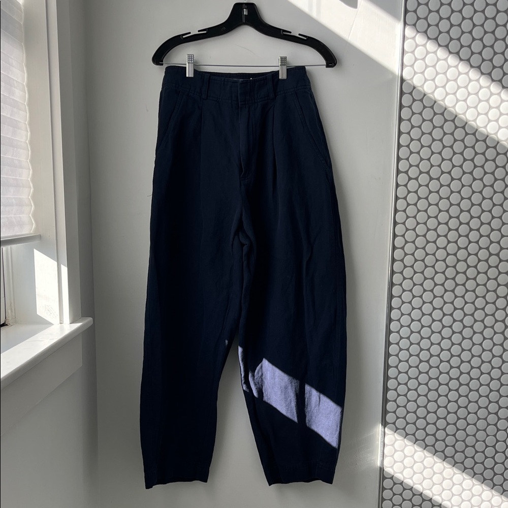 Women’s Apiece Apart Navy Bari Crop trouser